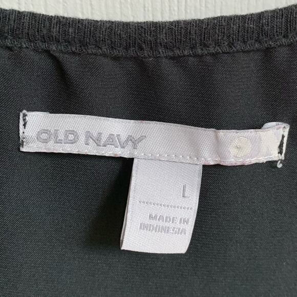 Old Navy silky black tank top, size L - Picture 4 of 6